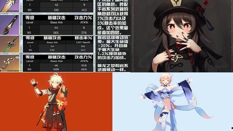 最新原神角色爆料大全,神秘新角色亮相，實力與顏值并存